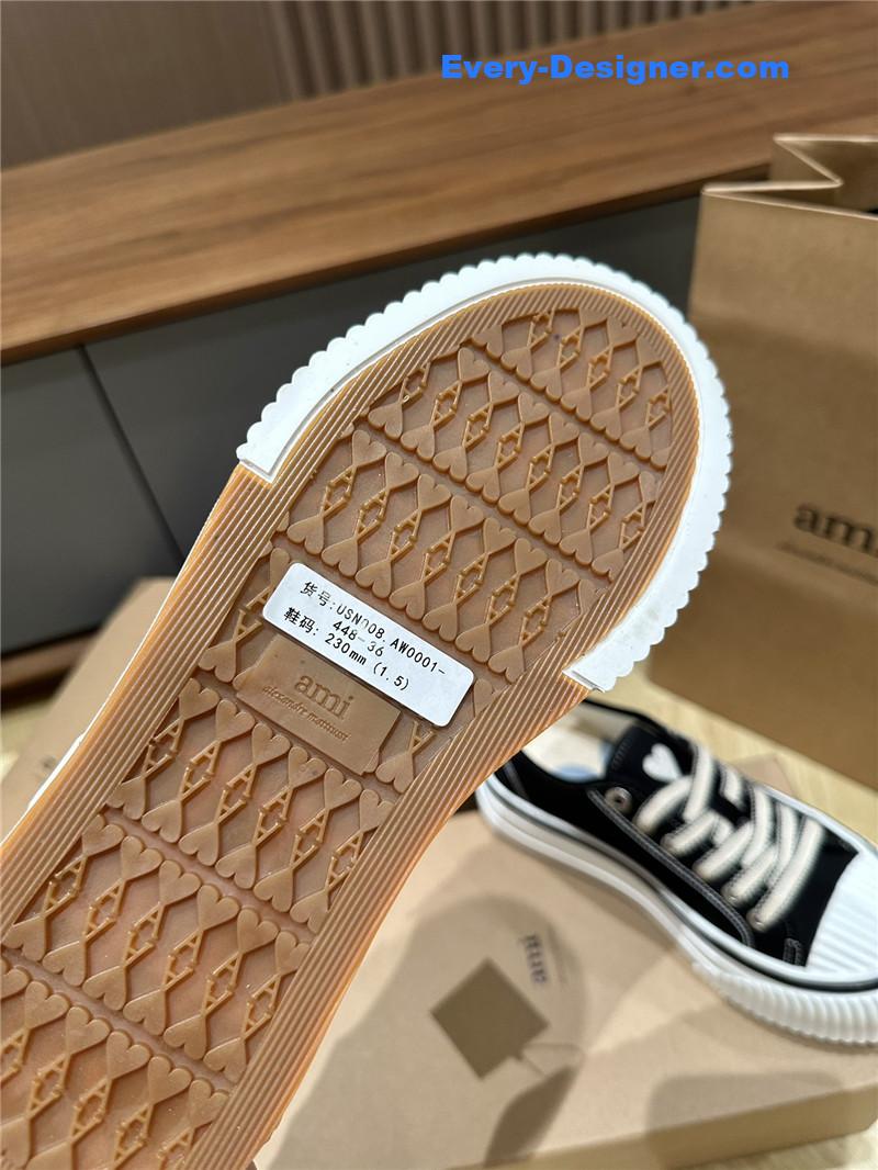 Amina Muaddi Denim Loafers