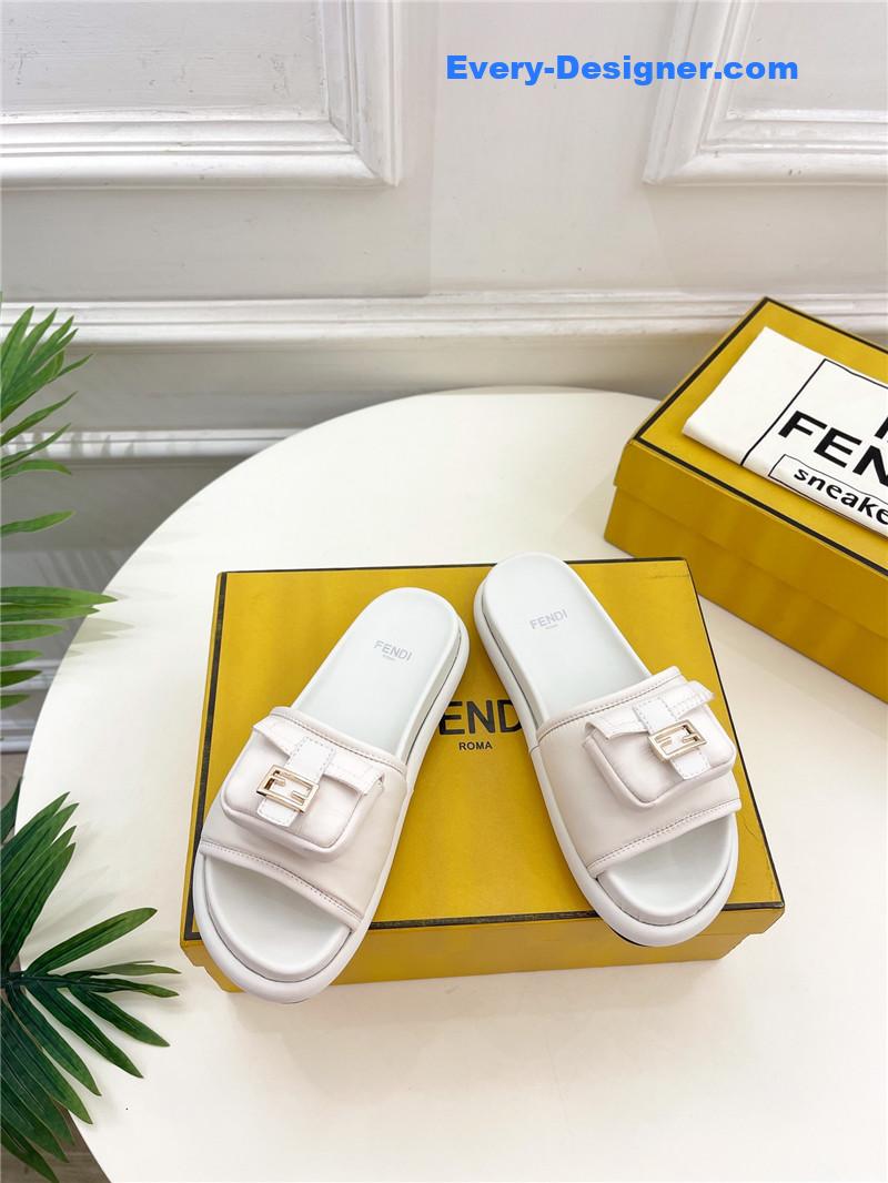F**di pocket casual slippers