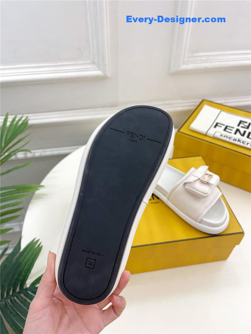 F**di pocket casual slippers