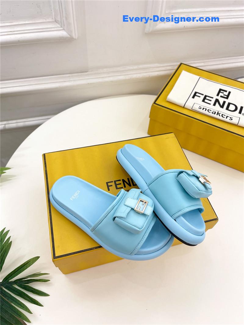 F**di pocket casual slippers