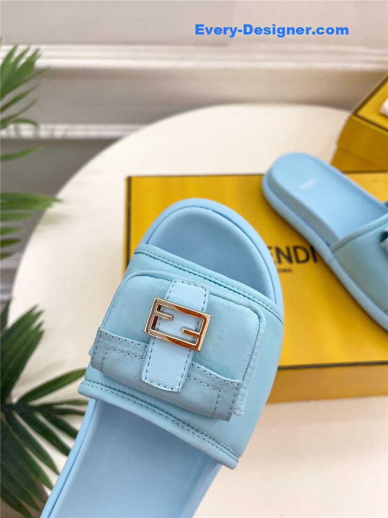 F**di pocket casual slippers