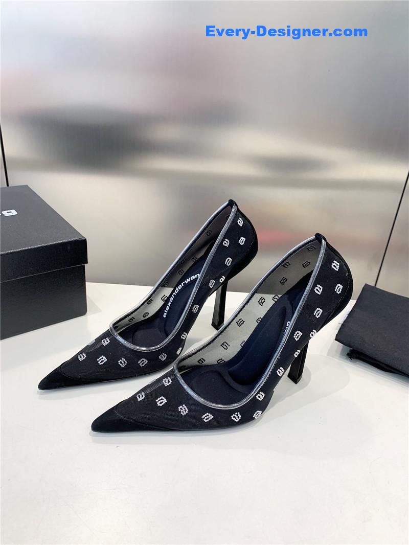 a1exa*der wang a-line D1am0nd pointed toe high heels