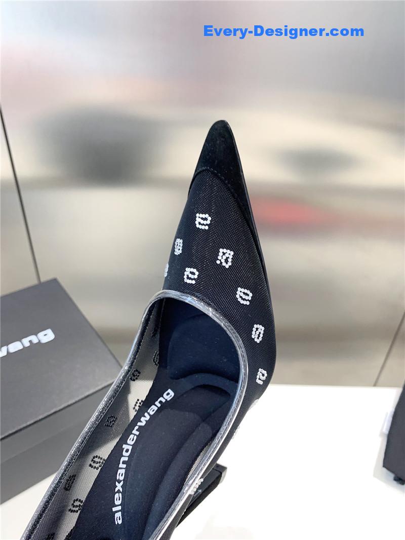 a1exa*der wang a-line D1am0nd pointed toe high heels