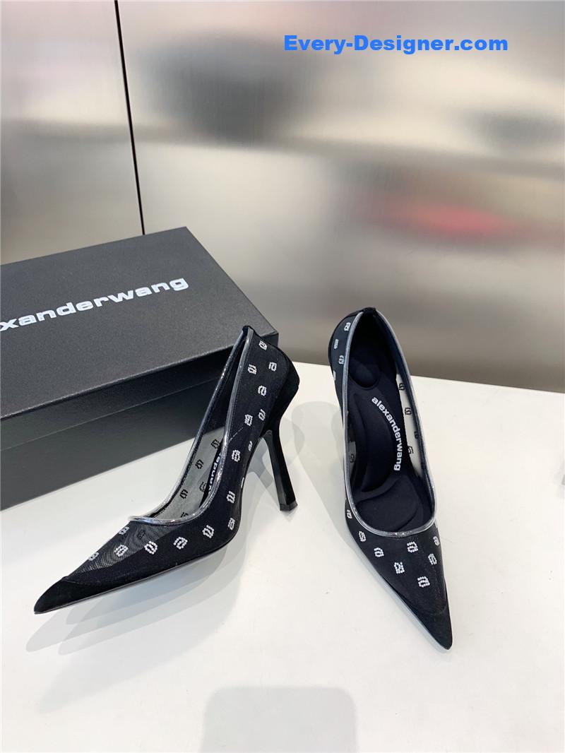 a1exa*der wang a-line D1am0nd pointed toe high heels