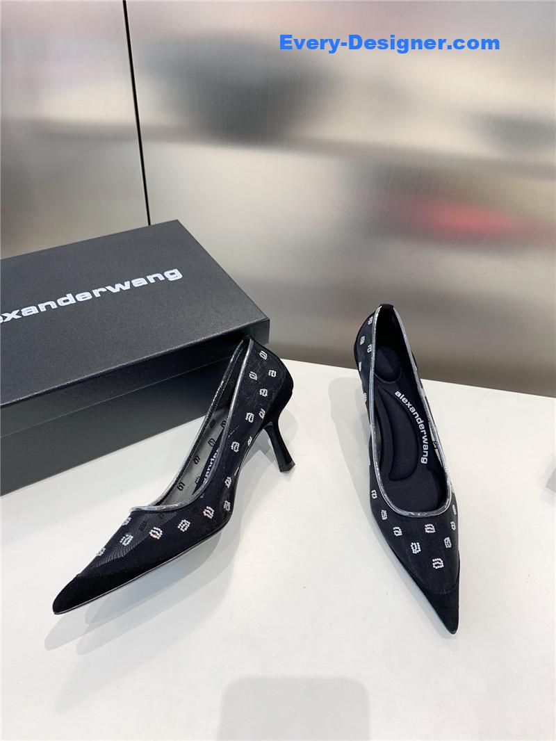a1exa*der wang a-line D1am0nd pointed toe high heels