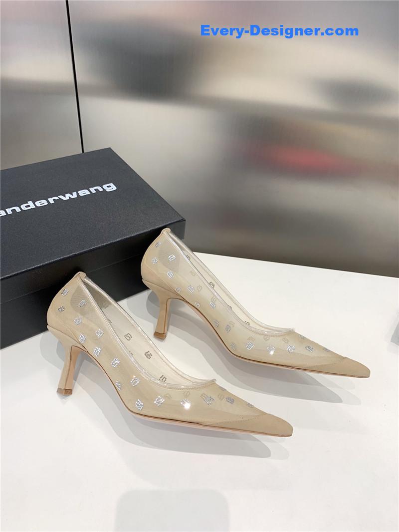a1exa*der wang a-line D1am0nd pointed toe high heels