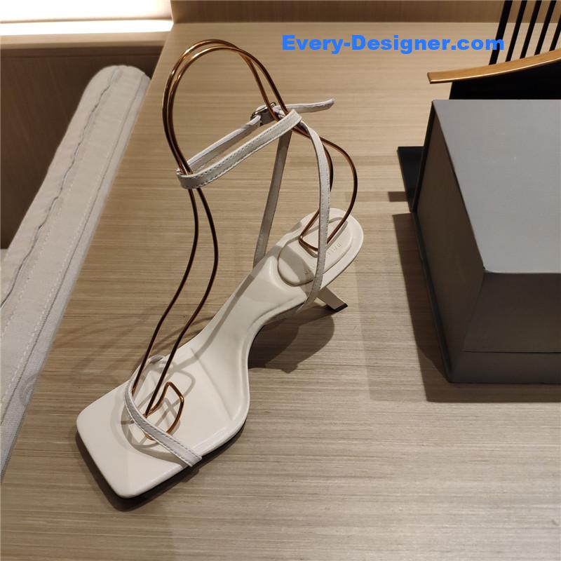 Ba1en*iaga square toe sandals