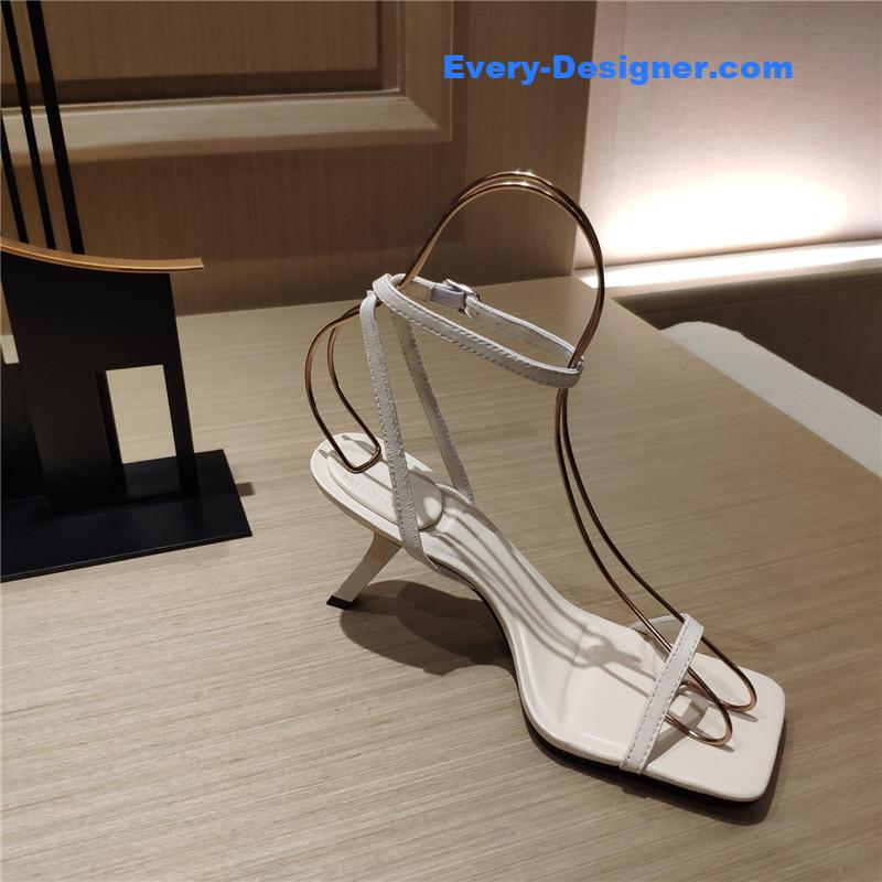 Ba1en*iaga square toe sandals