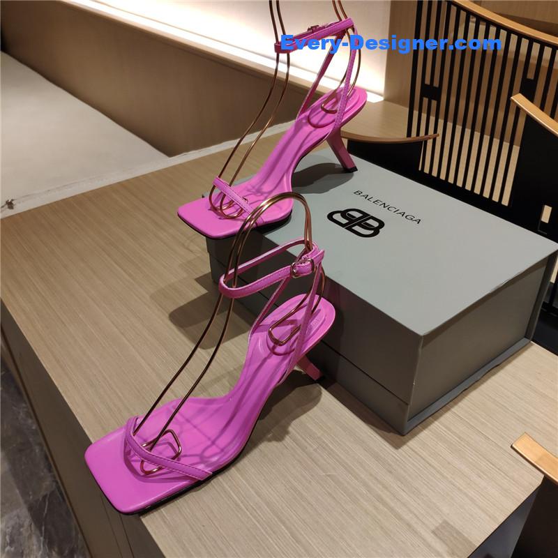 Ba1en*iaga square toe sandals