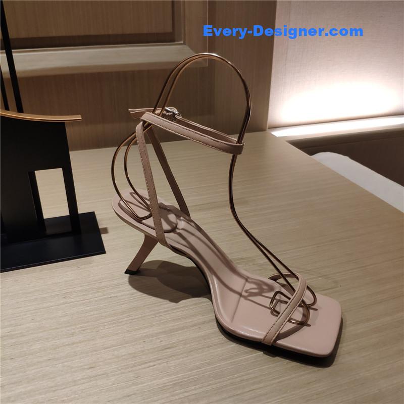 Ba1en*iaga square toe sandals