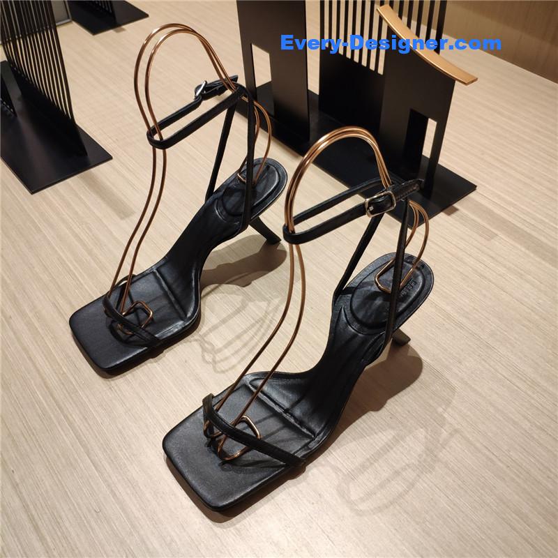 Ba1en*iaga square toe sandals