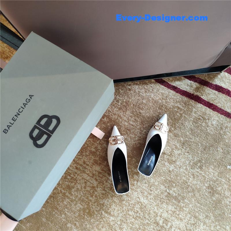 Ba1en*iaga new double b buckle muller slippers