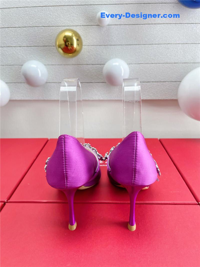 roger vivier wedding shoes snow D1am0nd series high heels