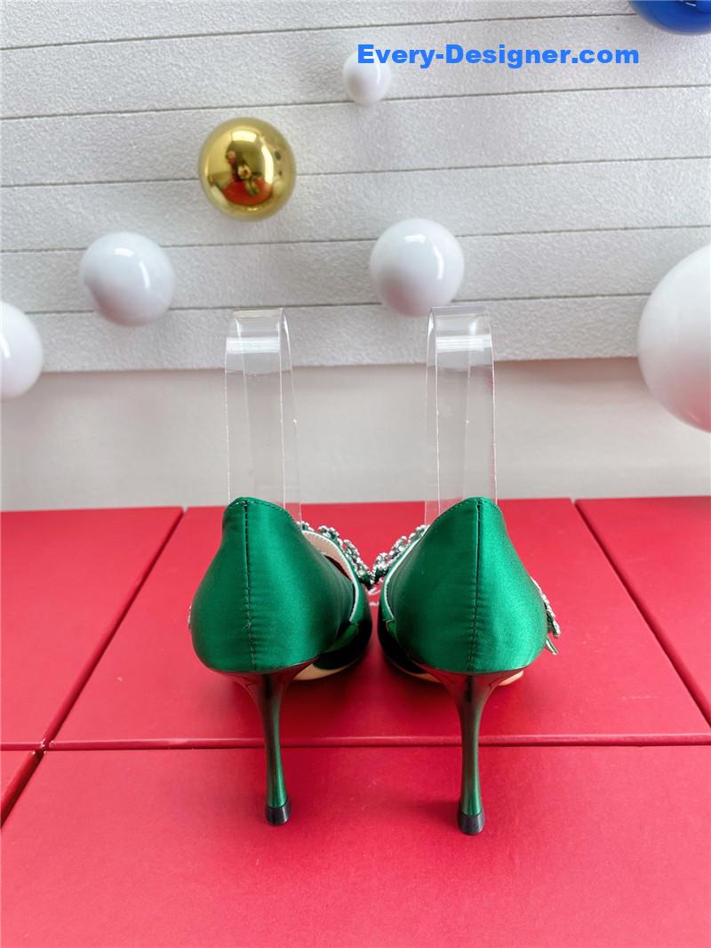 roger vivier wedding shoes snow D1am0nd series high heels