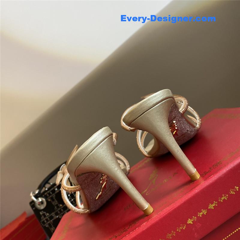 Rene Caovilla latest butterfly tie sandals