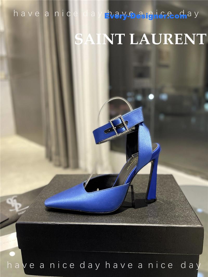 Y51 fanny crepe satin slingback pumps