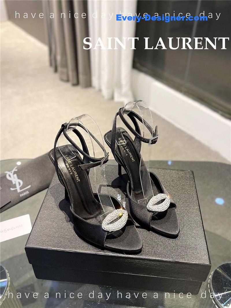 Y51 pointed crepe satin slingback pumps