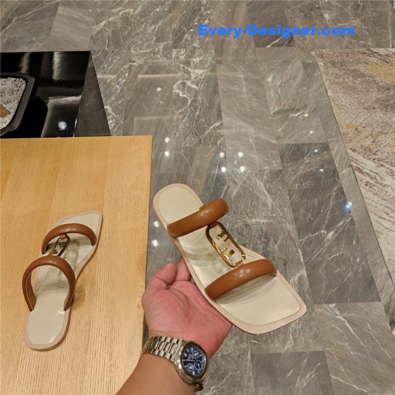 F**di flat beach sandals