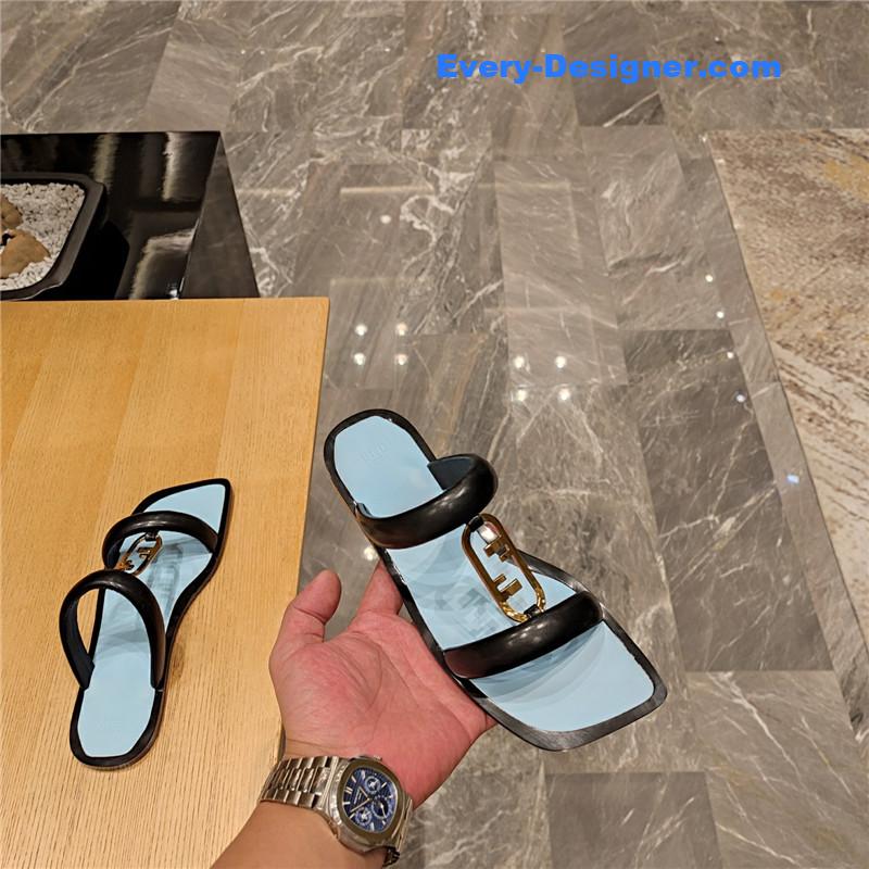 F**di flat beach sandals