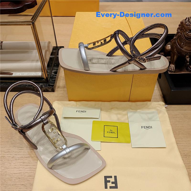 F**di flat beach sandals