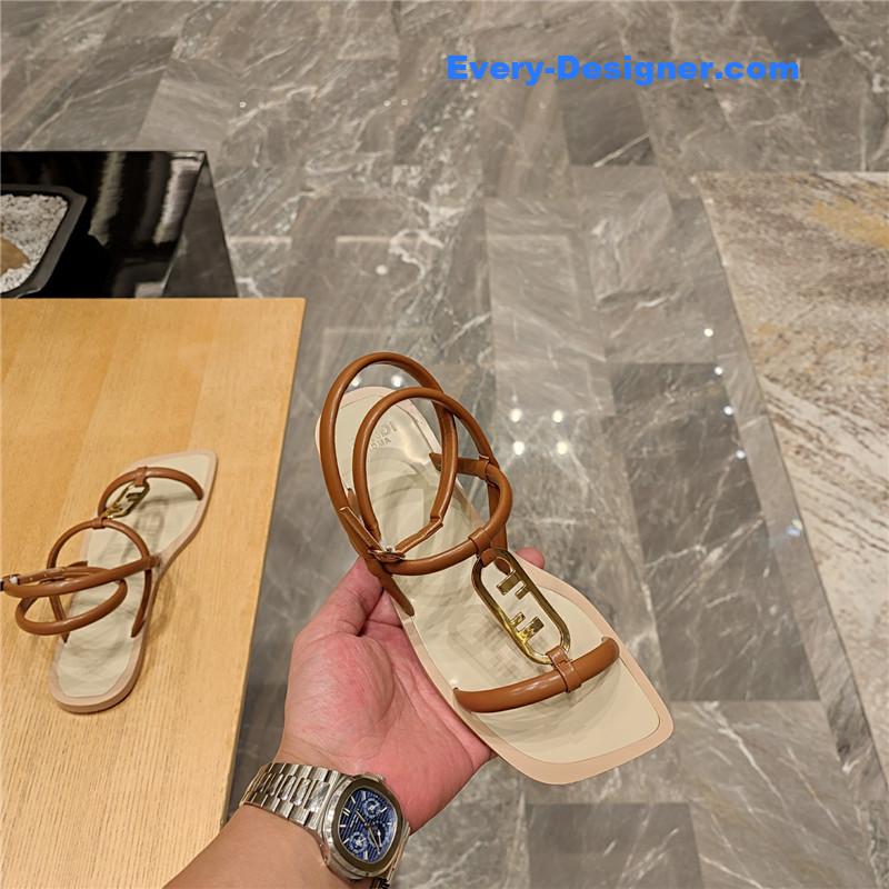 F**di flat beach sandals