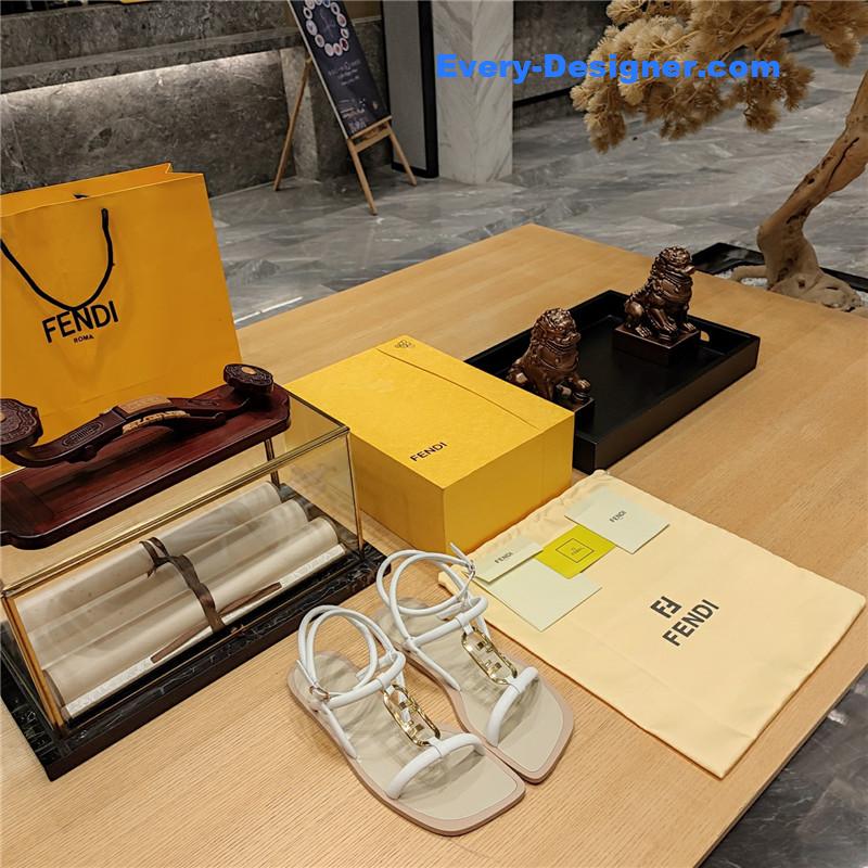 F**di flat beach sandals