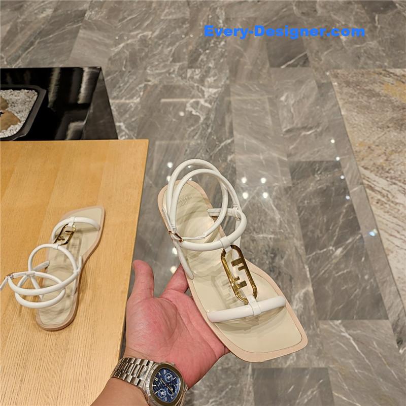 F**di flat beach sandals