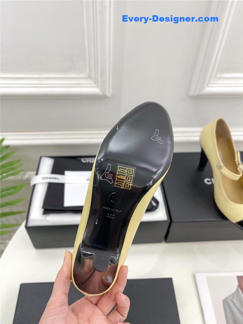 CC catwalk style high heel shoes