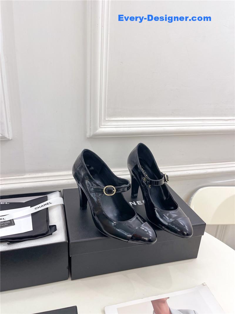 CC catwalk style high heel shoes