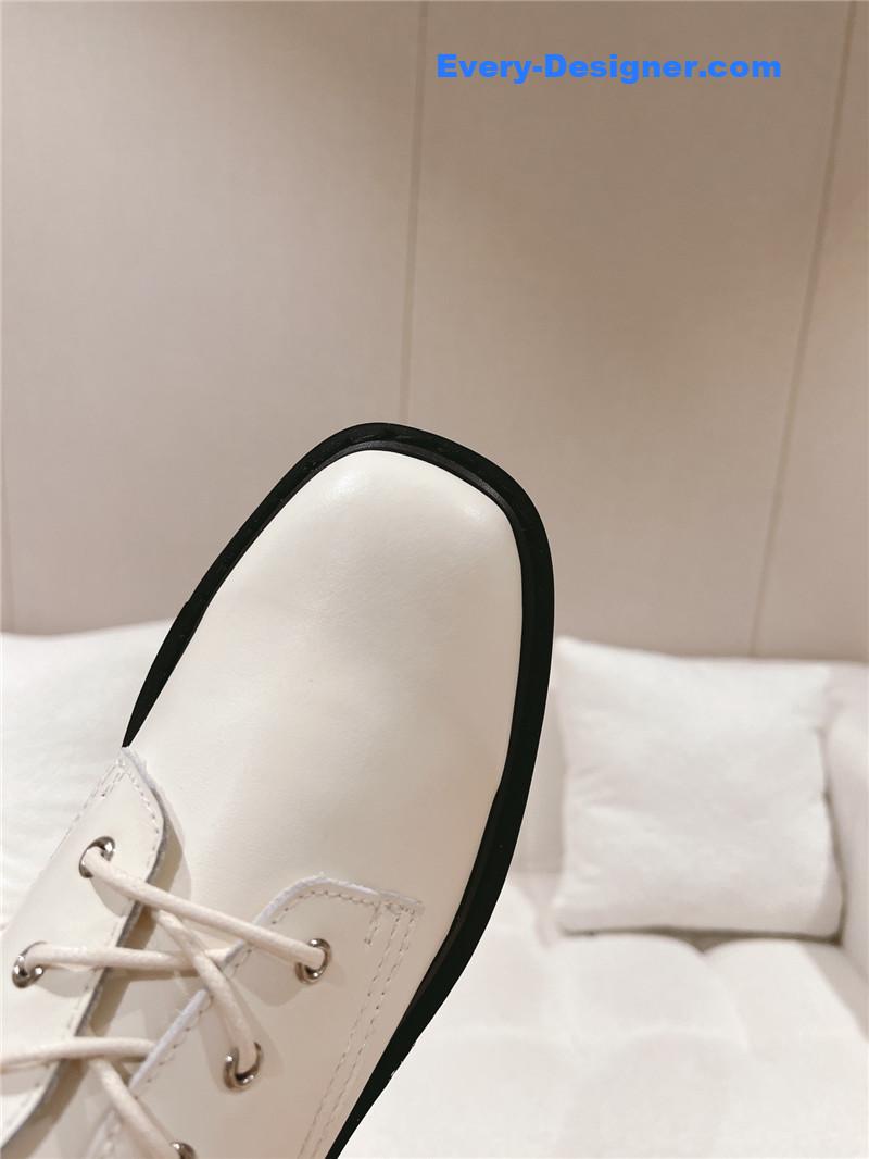 The R0w vintage square toe platform shoes