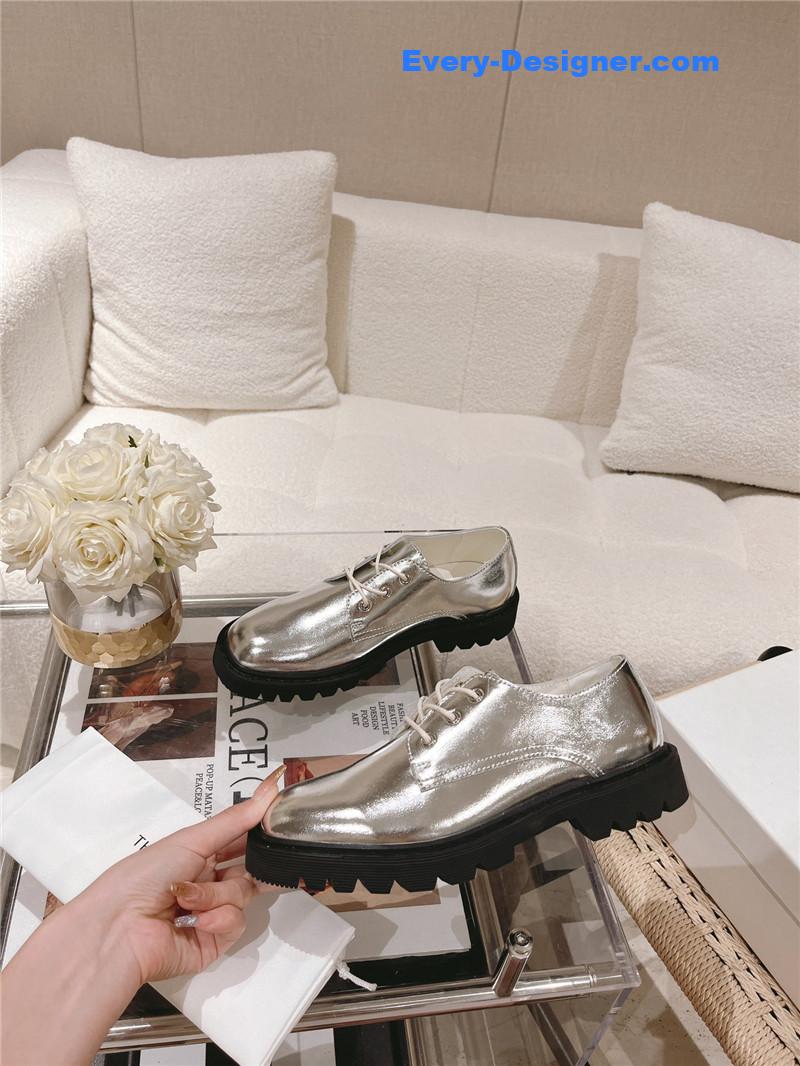 The R0w vintage square toe platform shoes