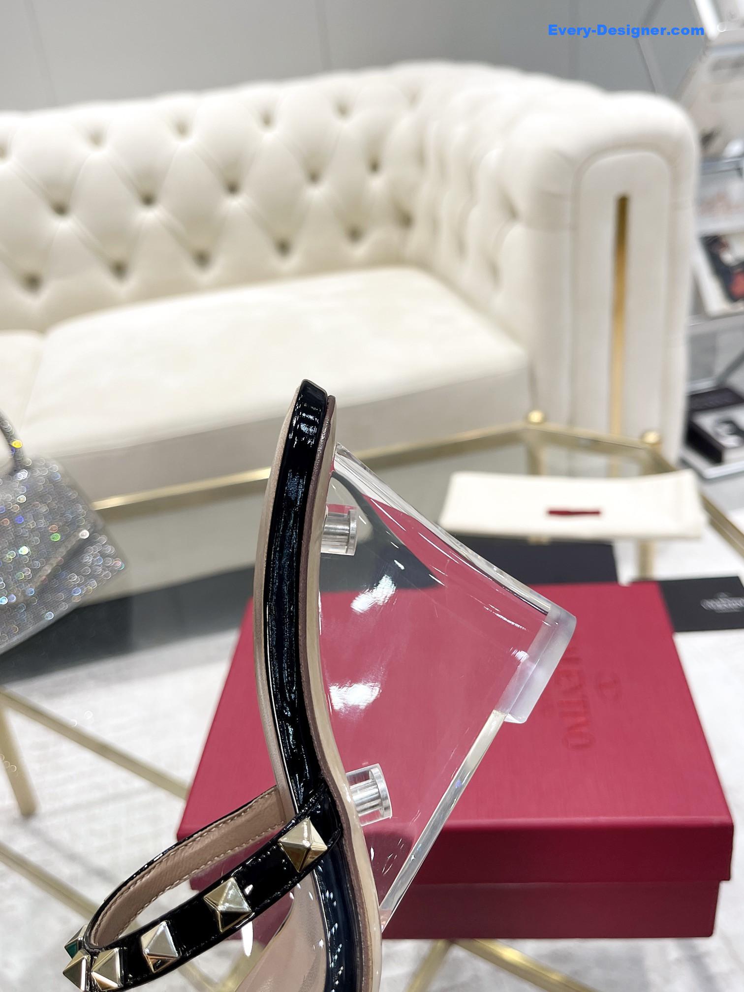 Va1e*ntin0 new high-heeled half slippers