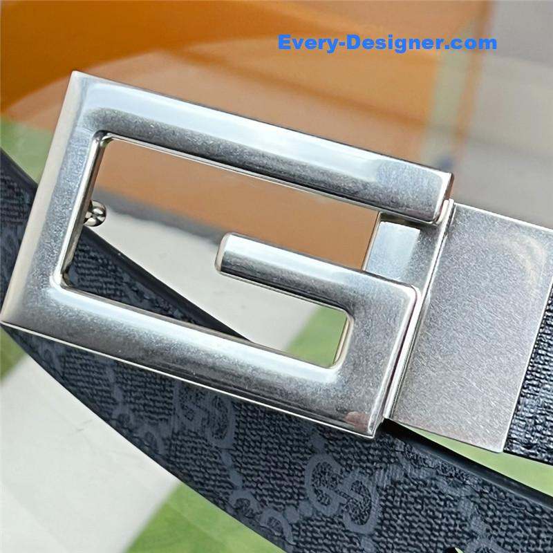 Gvc*1 square g buckle reversible belt