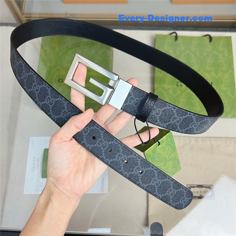 Gvc*1 square g buckle reversible belt