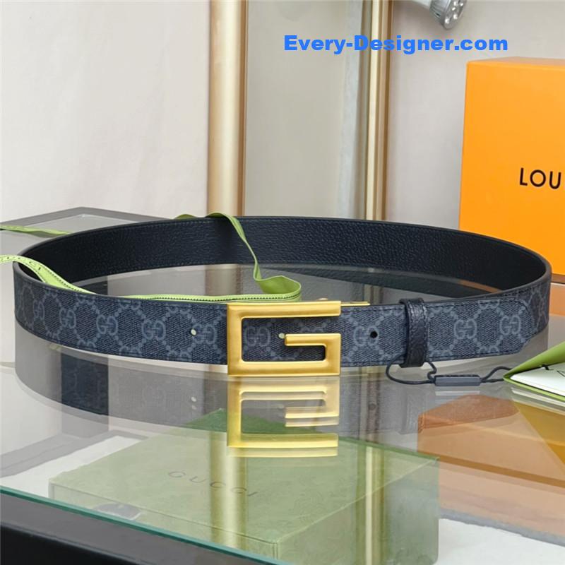 Gvc*1 square g buckle reversible belt