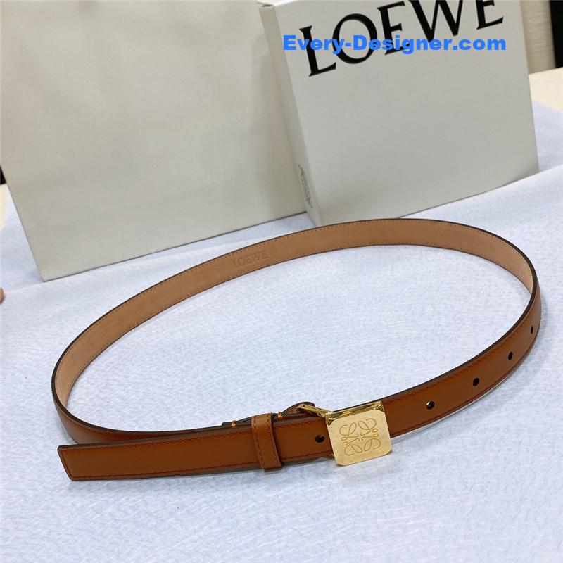 L0ew* L0ew* amazona padlock belt in smooth calfskin