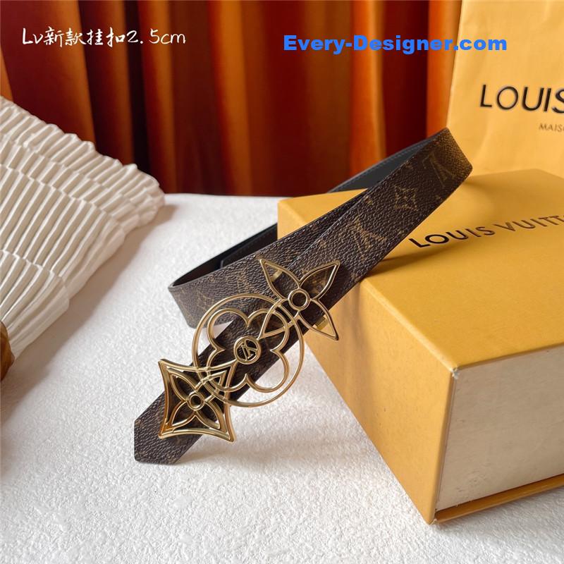 l0vis Vvtt0n lv classic print with black plain bottom belt