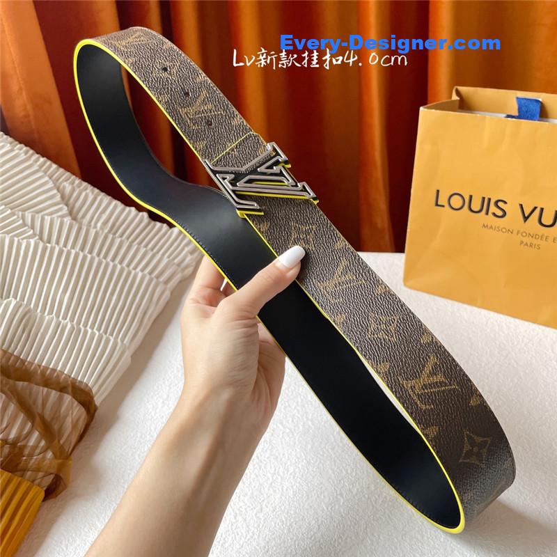 l0vis Vvtt0n lv classic print with black plain bottom belt