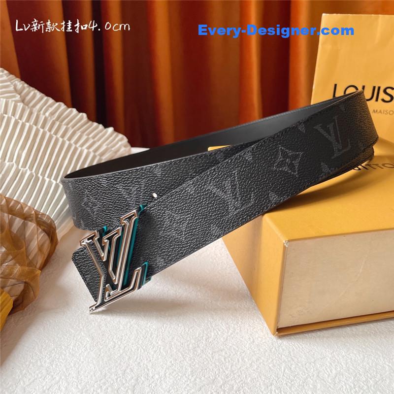 l0vis Vvtt0n lv classic print with black plain bottom belt