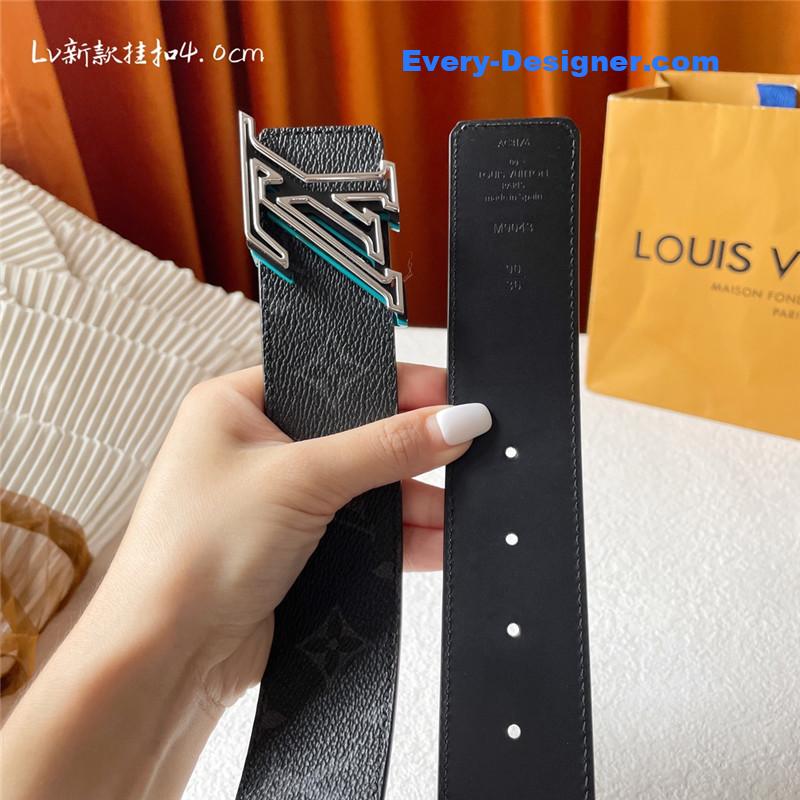 l0vis Vvtt0n lv classic print with black plain bottom belt