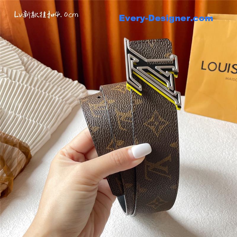 l0vis Vvtt0n lv classic print with black plain bottom belt