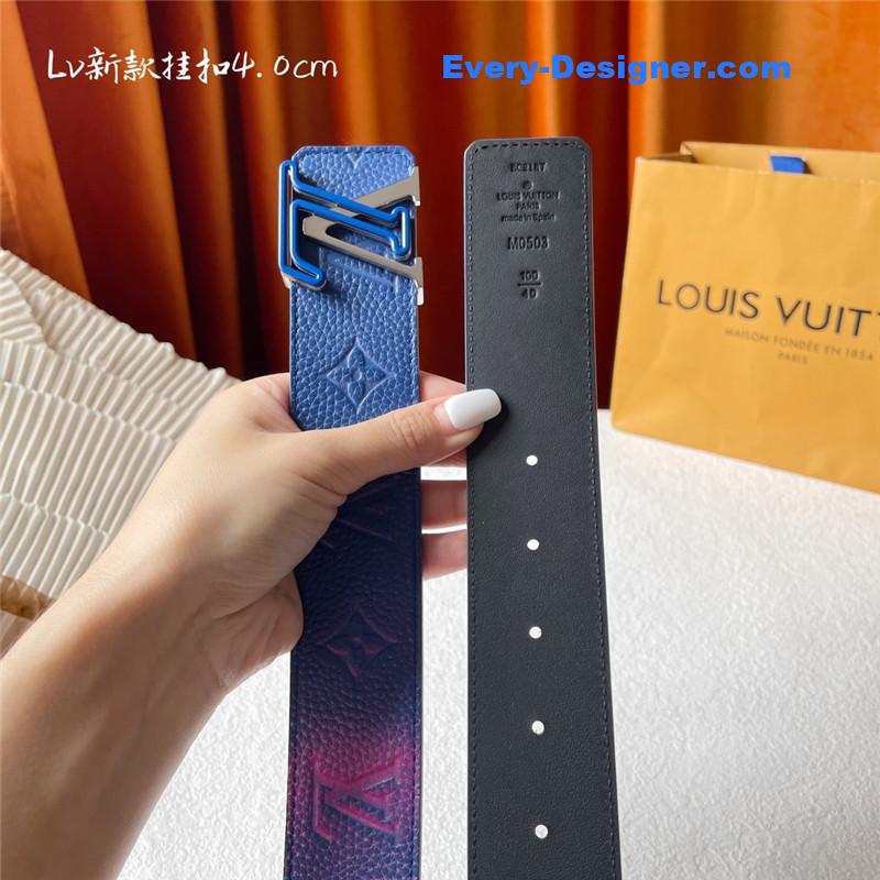 l0vis Vvtt0n lv classic print with black plain bottom belt