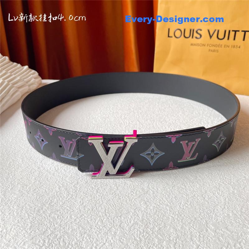 l0vis Vvtt0n lv classic print with black plain bottom belt