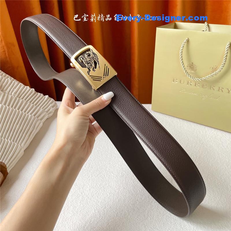 Bv*b*rry pebbled calfskin belt