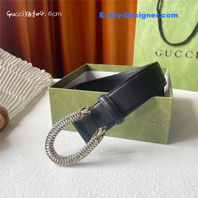 Gvc*1 buckskin calfskin belt