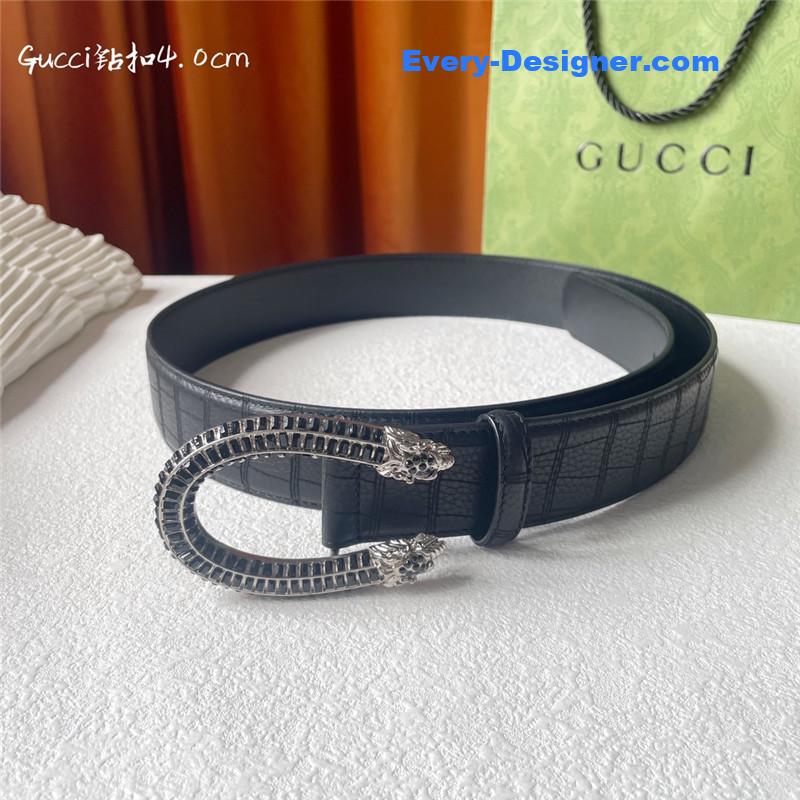 Gvc*1 buckskin calfskin belt