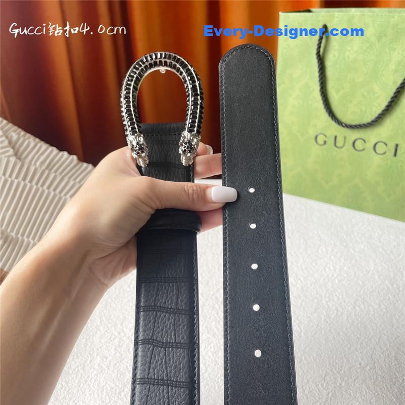 Gvc*1 buckskin calfskin belt