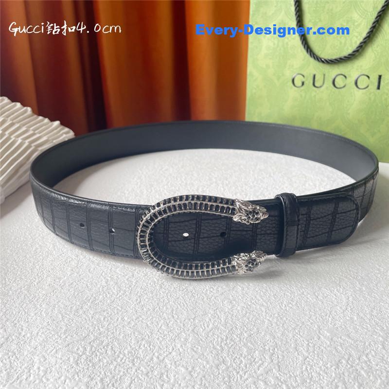 Gvc*1 buckskin calfskin belt