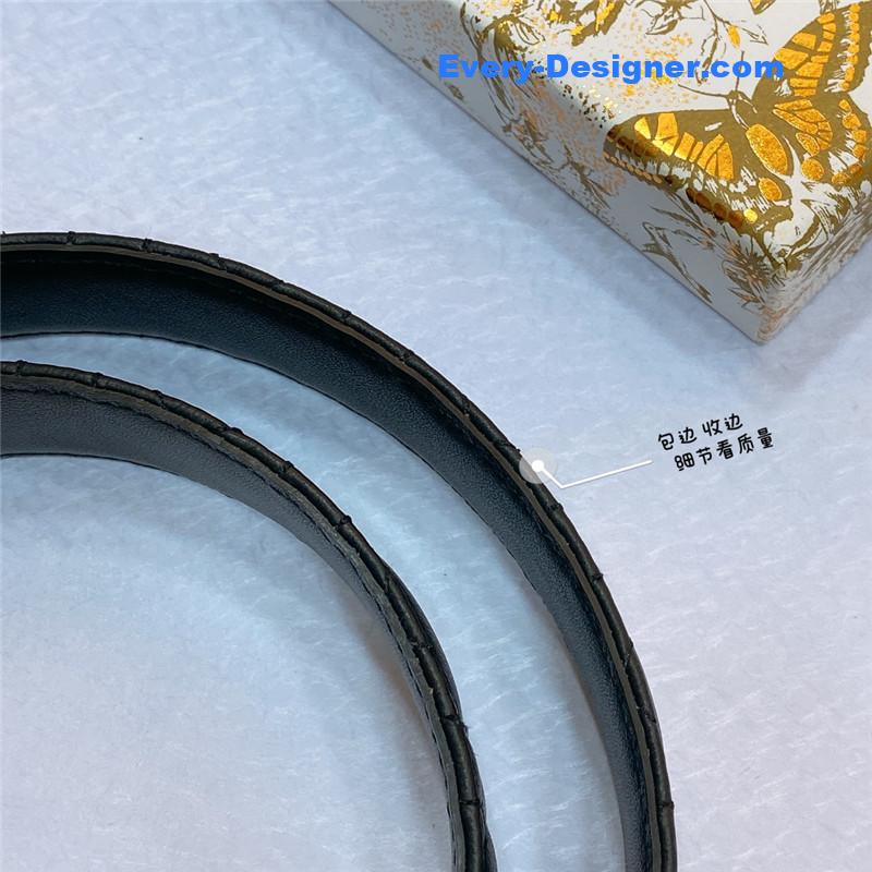 D10r new rhombic sheepskin belt