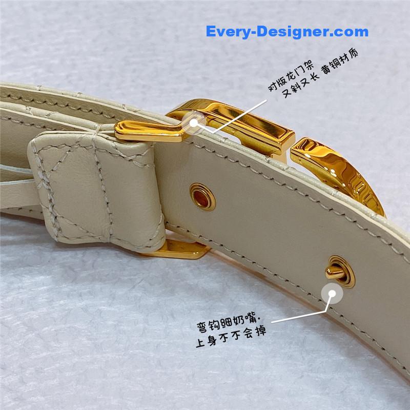 D10r new rhombic sheepskin belt